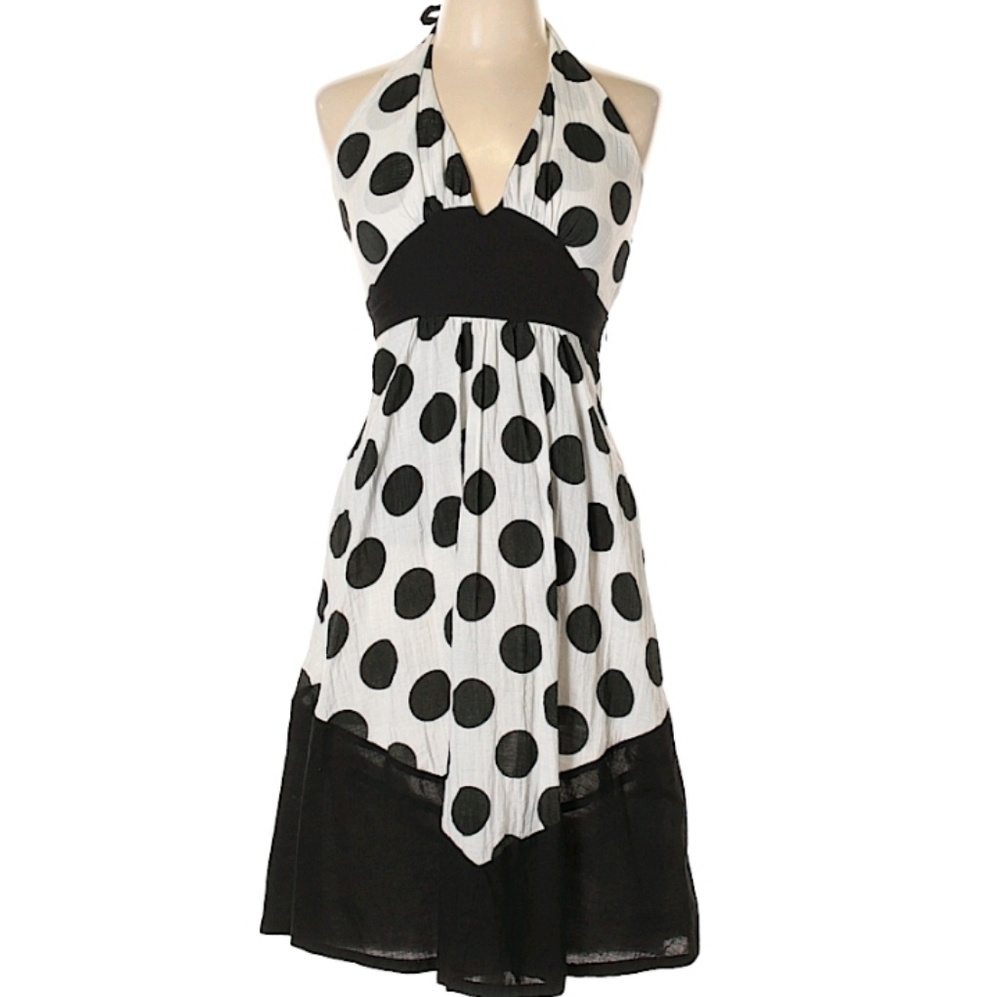 Retro halter style dress
